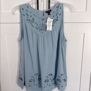 Torrid Blue Sleeveless Women's Top - Sz 10 - NWT